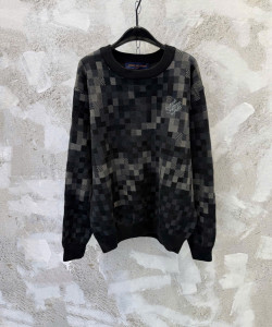 Áo len chui đầu Damier LV