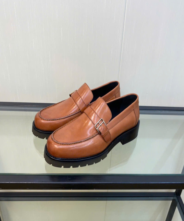 Giày loafer hm màu nâu