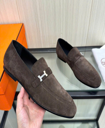 Giày lười Hermes, khóa cài bên hôngg