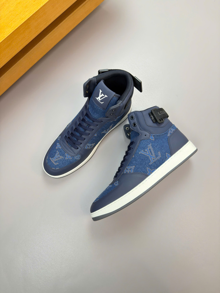 - Giày thể thao cao cổ Louis Vuitton nguyên bản, chất lượng cao cấp