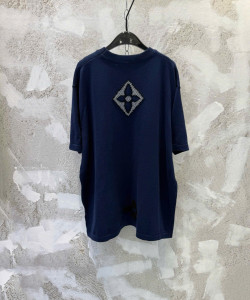 Áo thun dệt kim họa tiết hoa Monogram 1v 26ss (Tay ngắn)