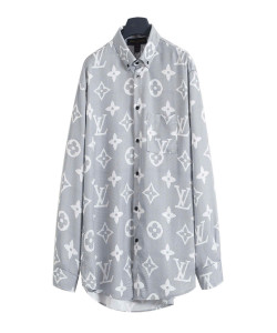 Áo sơ mi dài tay Louis Vuitton 1V 26SS Mode Series Monogram toàn thân