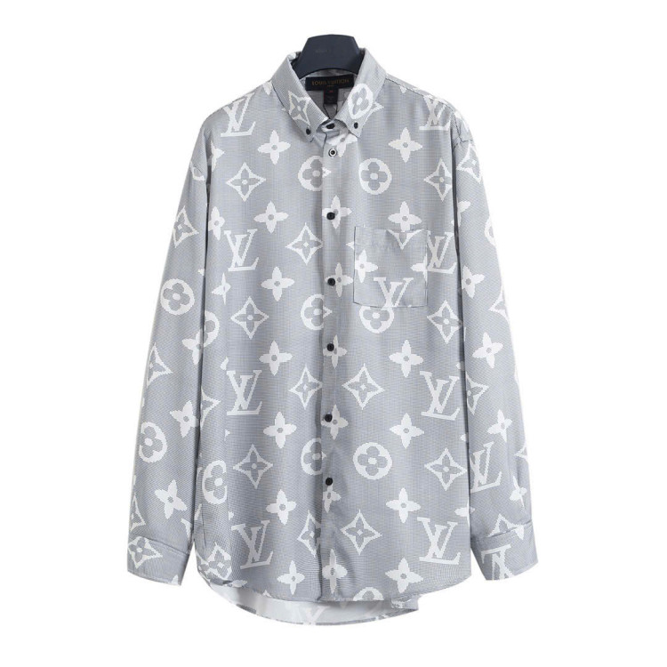 Áo sơ mi dài tay Louis Vuitton 1V 26SS Mode Series Monogram toàn thân
