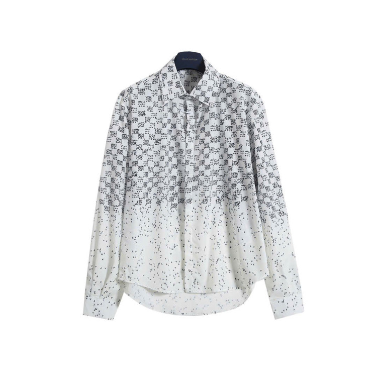 Áo sơ mi dài tay Louis Vuitton Damier 1V 26SS Starry Night
