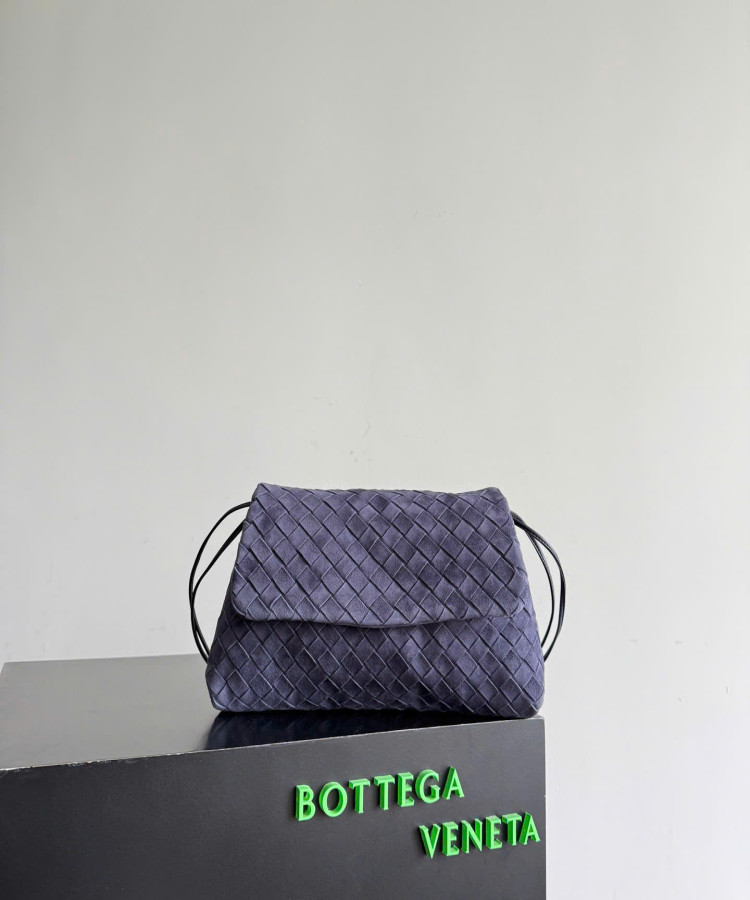 Túi xách Bottega Veneta Dustbag Giorno bằng da lộn dệt