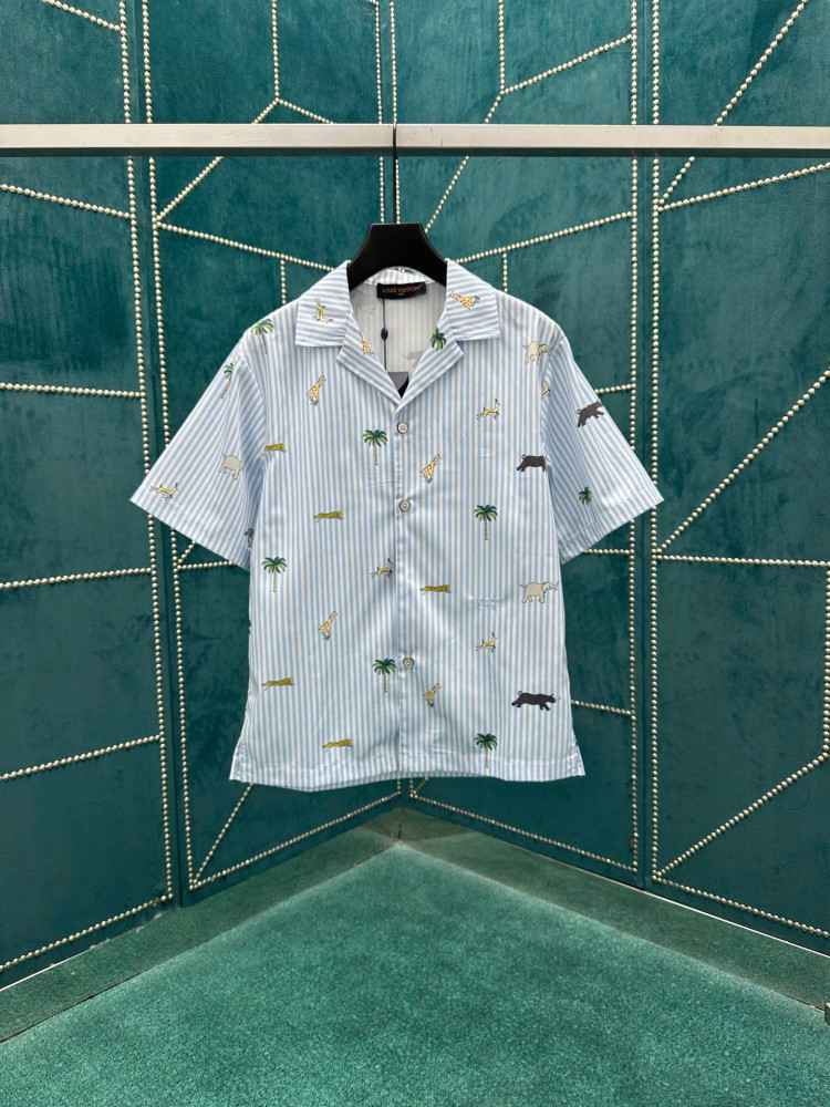 Mẫu quần short kẻ sọc 26SS mới của Louis Vuitton