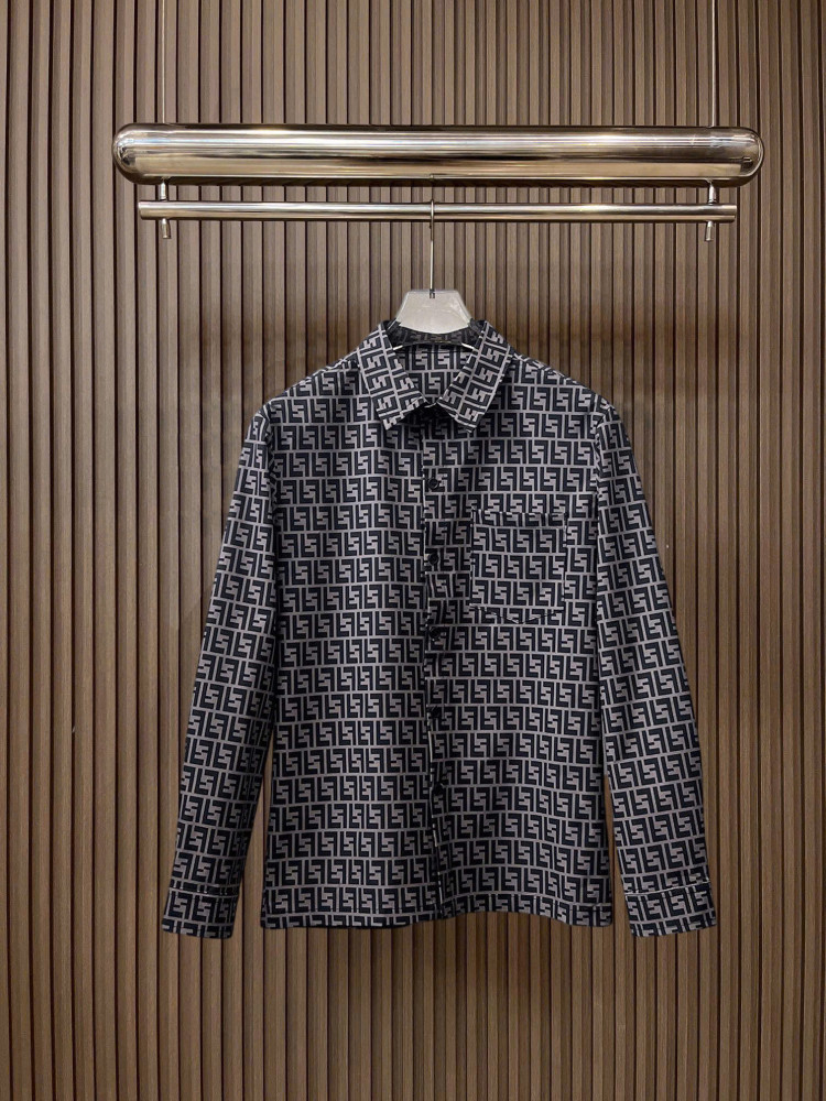 Áo sơ mi dài tay nam Fendi 2026SS