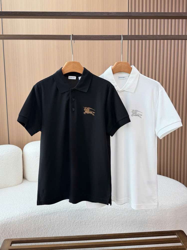 Áo Polo lưới Piqué độc quyền dành cho nam Burberry 2026