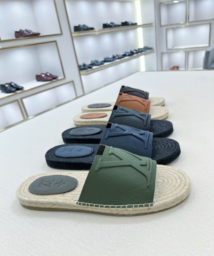 Dép lê đế cói LV, cỡ: 38-46