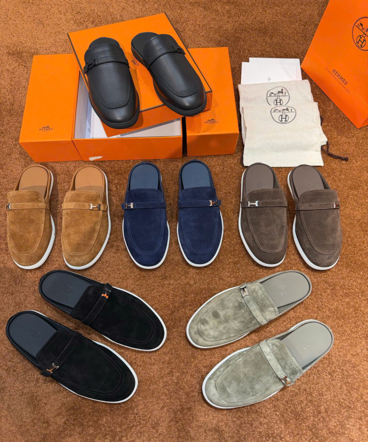 Dép da nhẹ HERMES, cỡ: 38-46