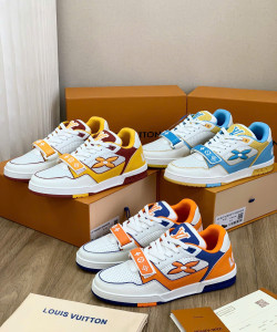 Giày thể thao LV Trainer, kiểu đôi, cỡ 35-46.