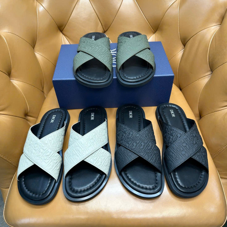 dép Dior xanh
