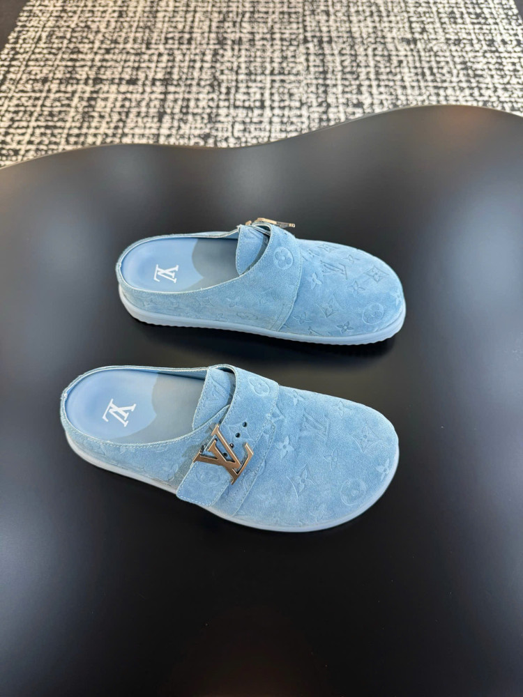 Dép Louis Vuitton da lộn